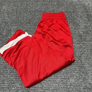Nike Air Mens Athletic Track Pants Size S Red White Capri Cropped Warm Up